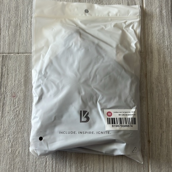 Buffbunny Limitless Laser Cut Sports Bra - Mocha medium bralette strappy - Picture 5 of 10